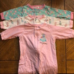 Gerber zip-up footies